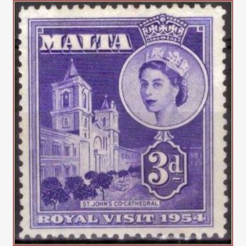 EU16448 | Malta - Rainha Elizabeth II - Visita Real