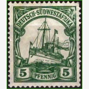 EU17373 | Alemanha (África Ocidental) - Kaisers Yacht "Hohenzollern"