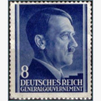 EU17590 | Alemanha (Governo Geral) - Adolf Hitler