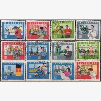 EU2461 | Alemanha (Oriental - DDR) - 15º aniversário DDR