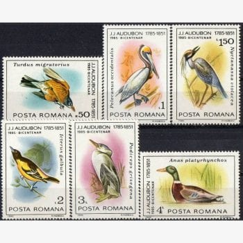 EU3433 | Romênia - Pássaros americanos