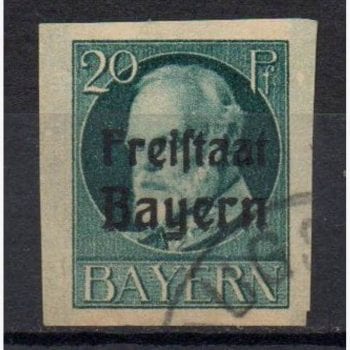 EU4990 | Alemanha (Bavária) - Rei Ludwig III (sobre-estampa)