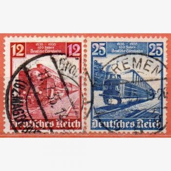 EU5843 | Alemanha (Reich) - Centenário das estradas de ferro alemãs