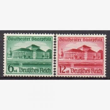 EU6380 | Alemanha (Reich) - Teatro de Saarbrucken