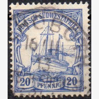 EU7486 | Alemanha (África Oriental) - Kaisers Yacht "Hohenzollern"