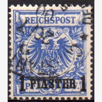 EU8009 | Alemanha (Turquia) - Selo Reich (sobre-estampa)