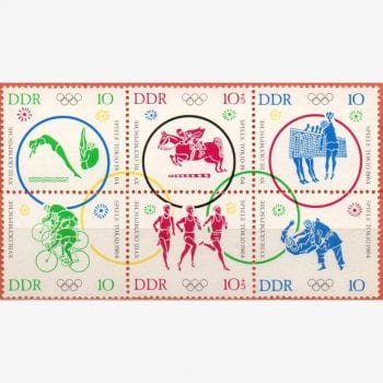 EU8157 | Alemanha (Oriental - DDR) - Olimpíadas (Tóquio 1964)