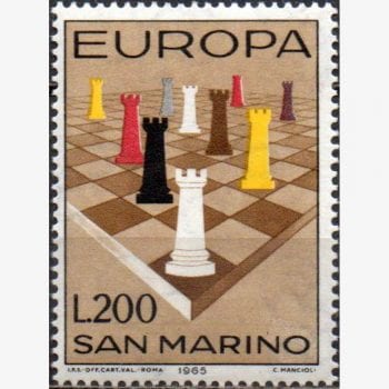 EU8245 | São Marinho - Europa - Xadrez
