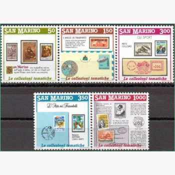 EU8251 | São Marinho - Promovendo a coleção de selos