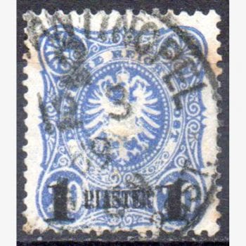 EU8341 | Alemanha (Turquia) - Selo Reich (sobre-estampa)