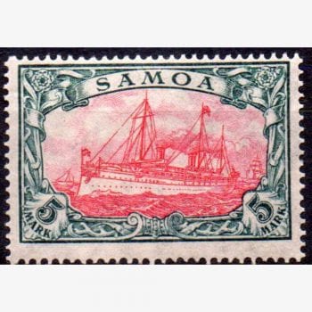EU9890 | Alemanha (Samoa) - Kaisers Yacht "Hohenzollern"