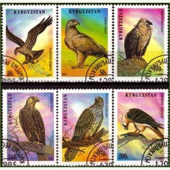 FR13088 | Quirguistão - Aves de rapina