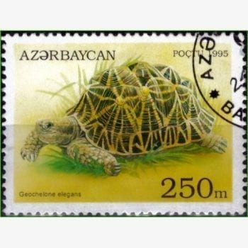 FR14179 | Azerbaijão - Tartaruga estrelada indiana
