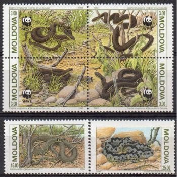 FR6665 | Moldávia - Cobras (WWF)