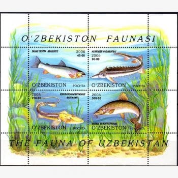 FR8268 | Uzbequistão - Peixes
