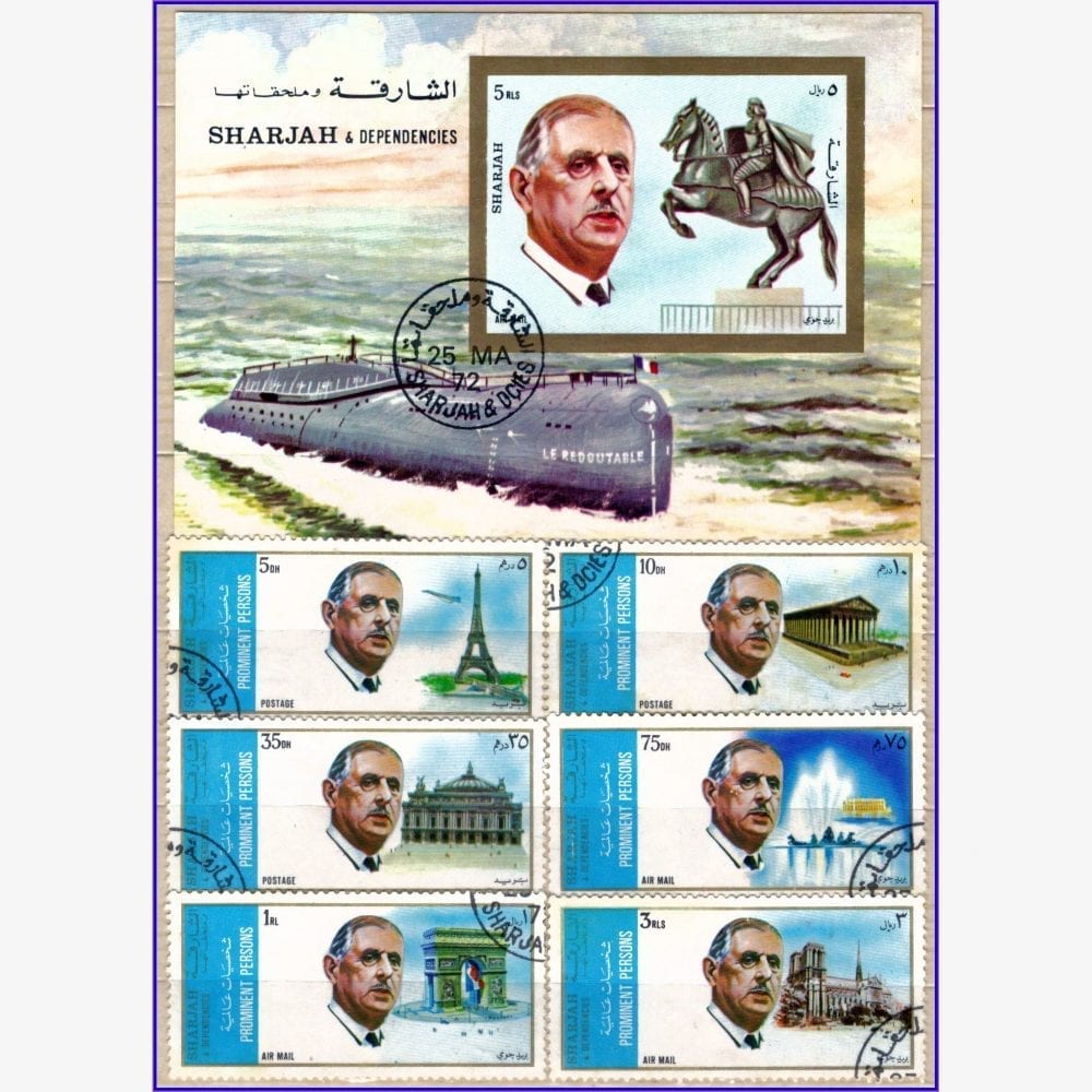 GP13517 | Sharjah - De Gaulle e monumentos