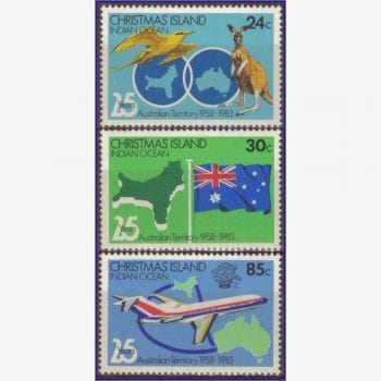 OC11467 | Ilha Christmas - 25º aniversário do Território Australiano