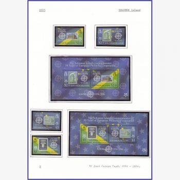 OC11525 | Ilhas Salomão - 50º aniversário dos selos Europa