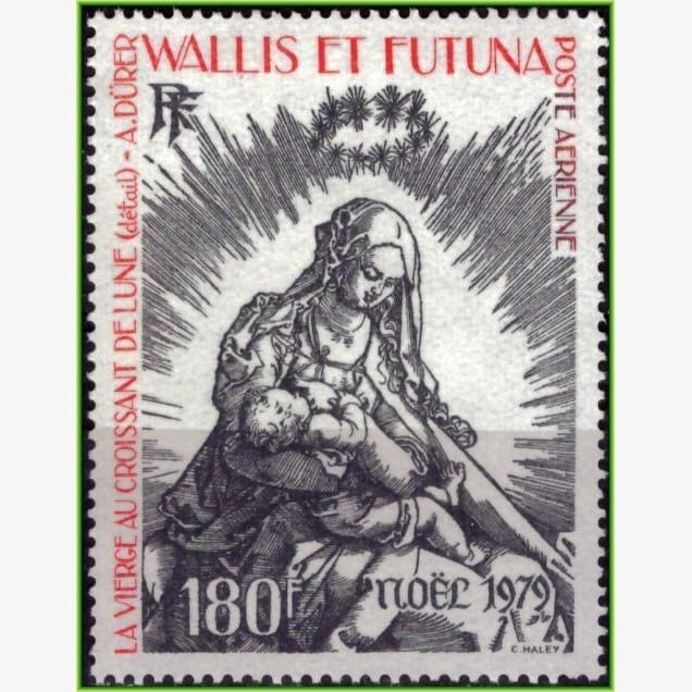 OC12292 | Ilhas Wallis e Futuna - Natal - Pintura de Dürer (detalhe)