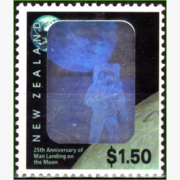OC14724 | Nova Zelândia - 25 anos do 1º homem na Lua