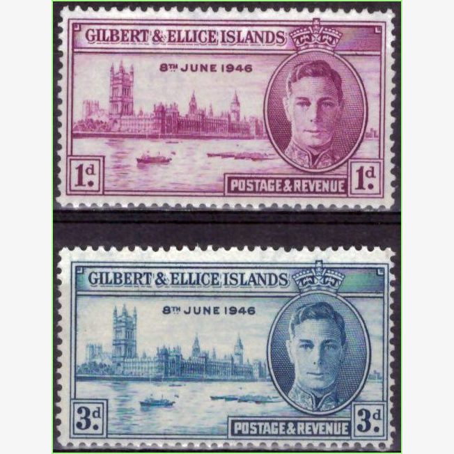 OC15892 | Ilhas Gilbert e Ellice - Fim da WWII