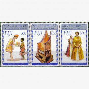 OC15895 | Fiji - 25 anos do reinado de Elizabeth II