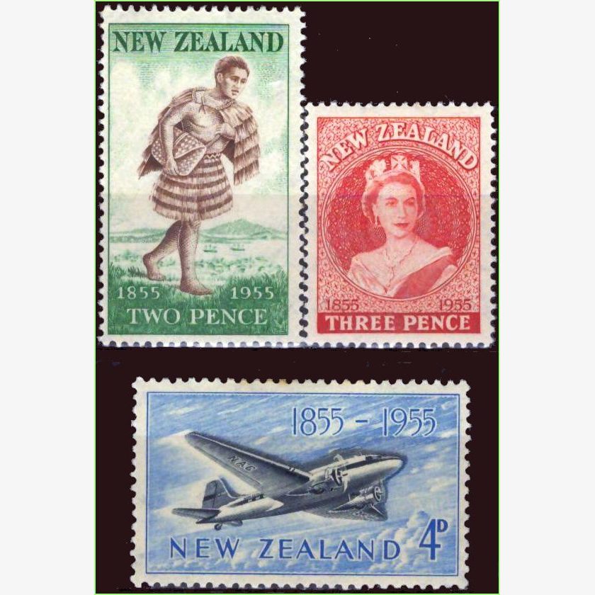OC15901 | Nova Zelândia - 100 anos dos selos postais