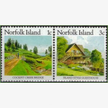 OC15967 | Ilha Norfolk - Motivos locais