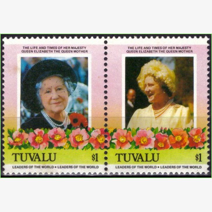 OC16137 | Tuvalu - Rainha Mãe - Elizabeth