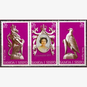 OC16470 | Samoa e Sísifo - Rainha Elizabeth II - Jubileu de Prata