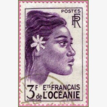 OC18272 | Estabelecimentos Franceses da Oceania - Garota taitiana
