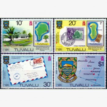 OC18599 | Tuvalu - Exibição internacional de filatelia