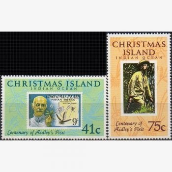 OC6959 | Ilha Christmas - Centenário da visita do botânico Henry Ridley