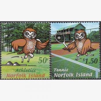 OC6960 | Ilha Norfolk - Pequenos jogos do sul do pacífico
