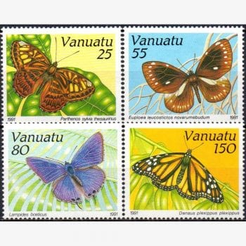 OC9676 | Vanuatu - Borboletas