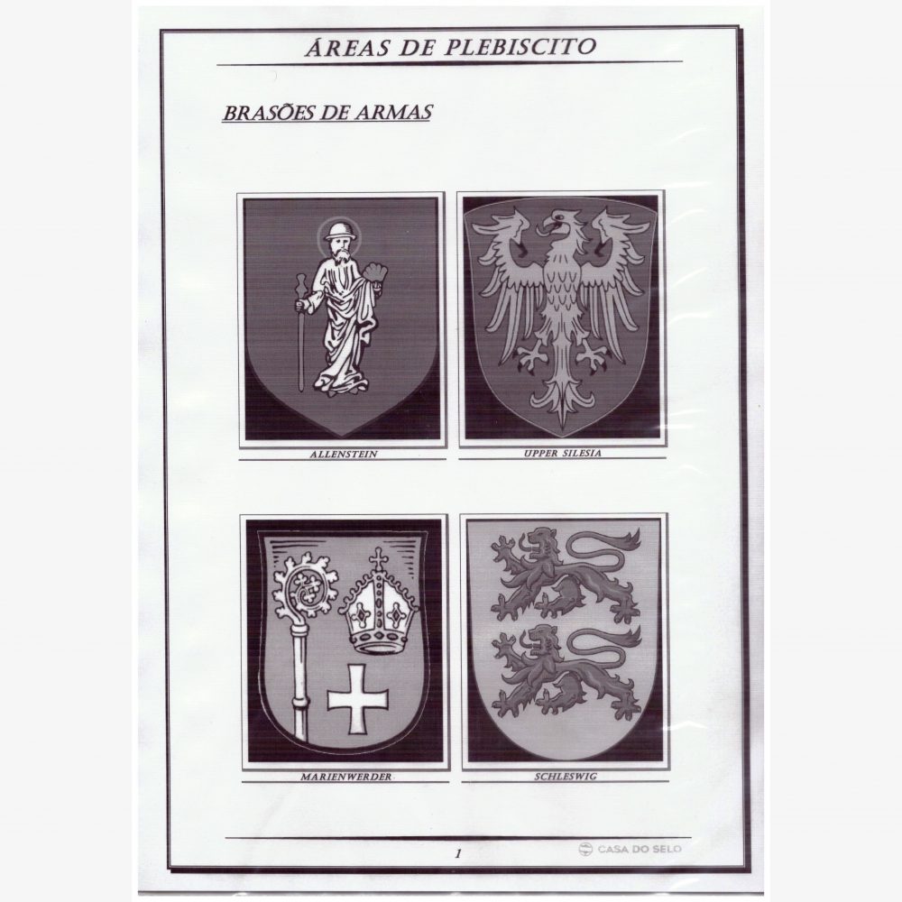 MF17177 | Alemanha - Áreas de Plebiscito - Álbum completo para selos